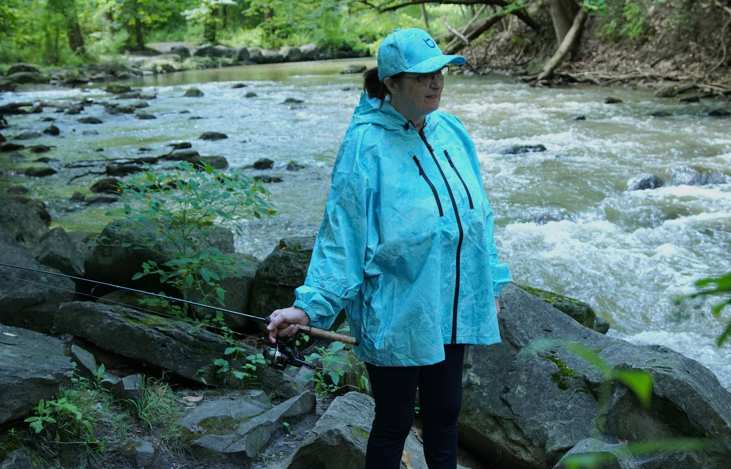 Brella 2015 Light Blue Rain Jacket - The Brella Nation
