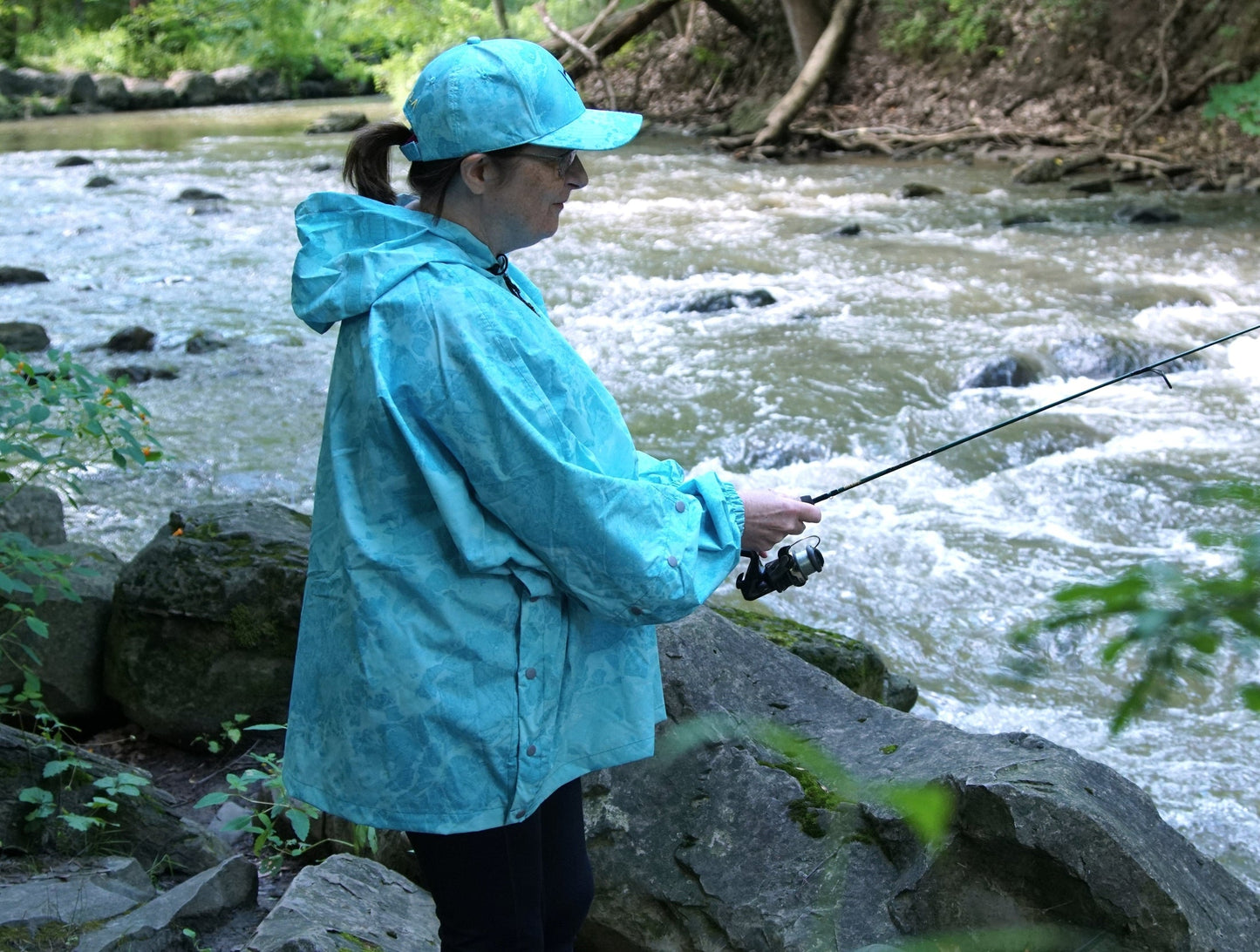 Brella 2015 Light Blue Rain Jacket - The Brella Nation