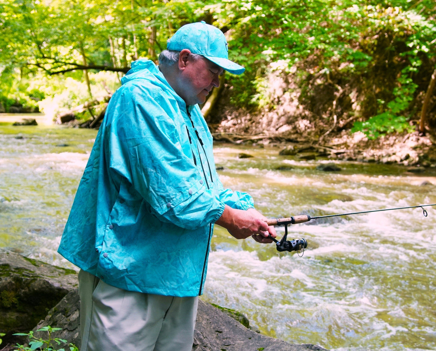 Brella 2015 Light Blue Rain Jacket - The Brella Nation