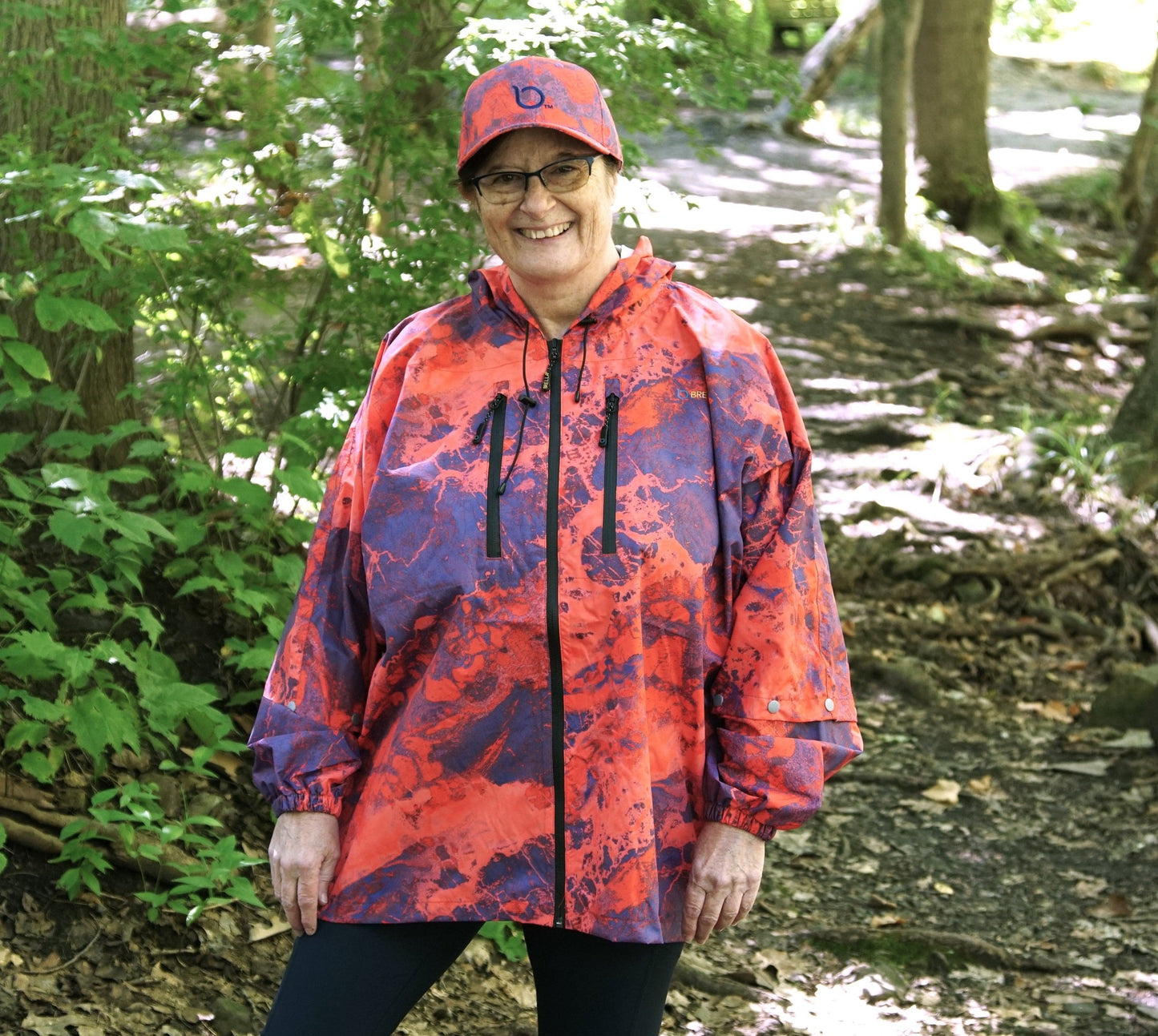 Brella 2015 Red Blue Unisex Rain Jacket - The Brella Nation