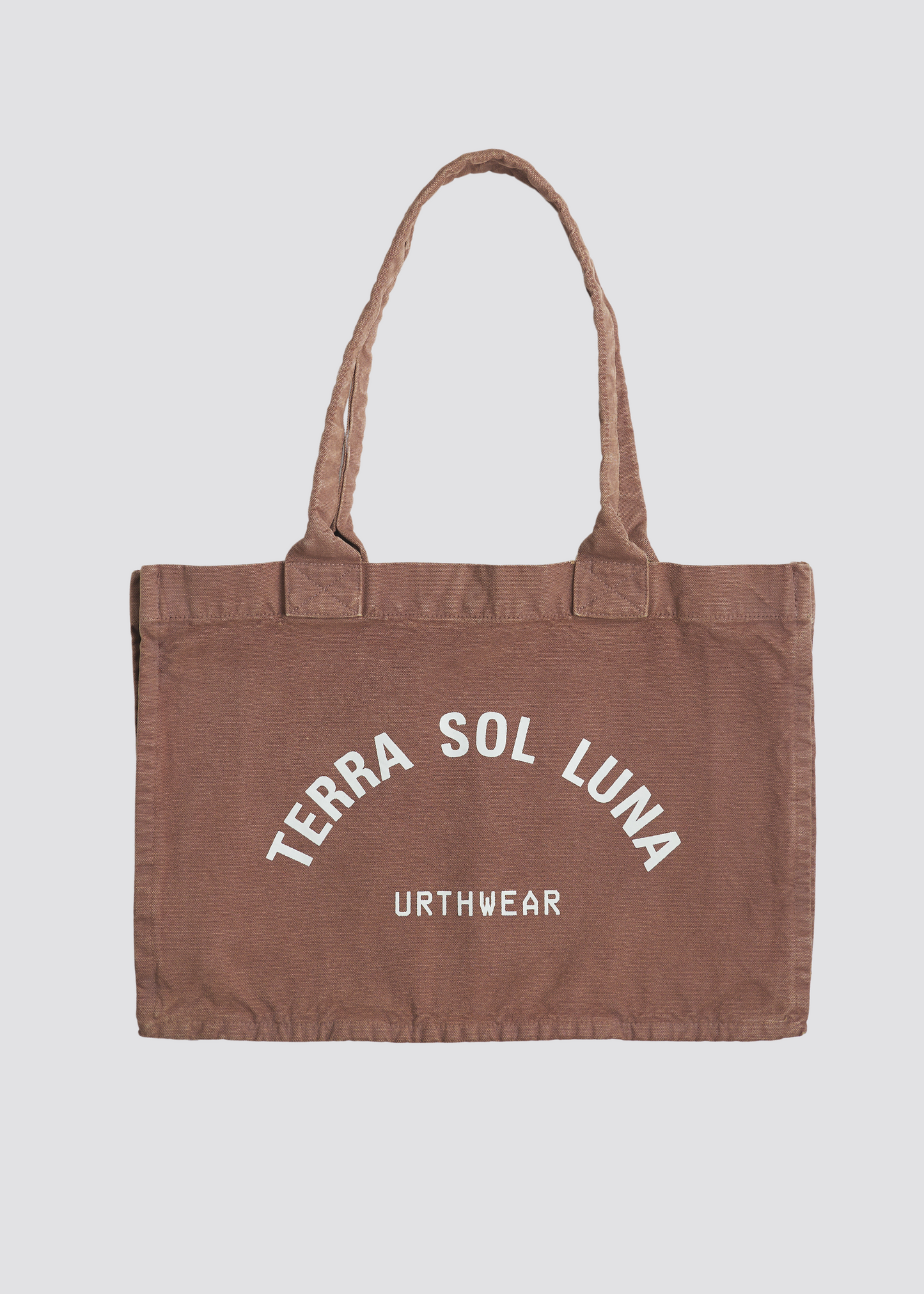 Terra Sol Luna Heavyweight Tote Bag, Vintage Brown by URTHWEAR