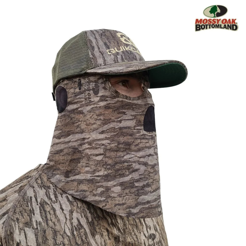2-in-1 Ball Cap + Face Mask in Mossy Oak & Realtree Camo