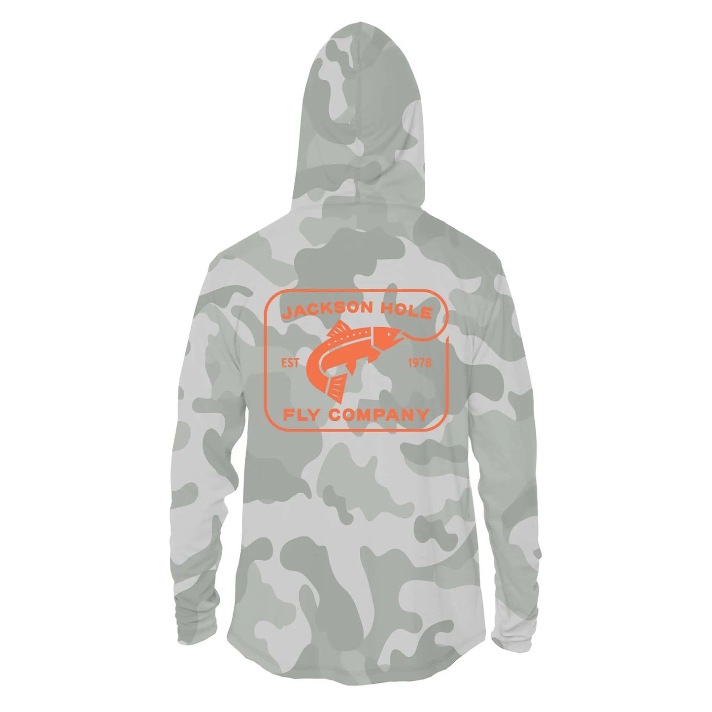 JHFLYCO Sun Hoodie - apparel, hoodie, Shirt, shirts, sun hoodie, sun protection | Jackson Hole Fly Company