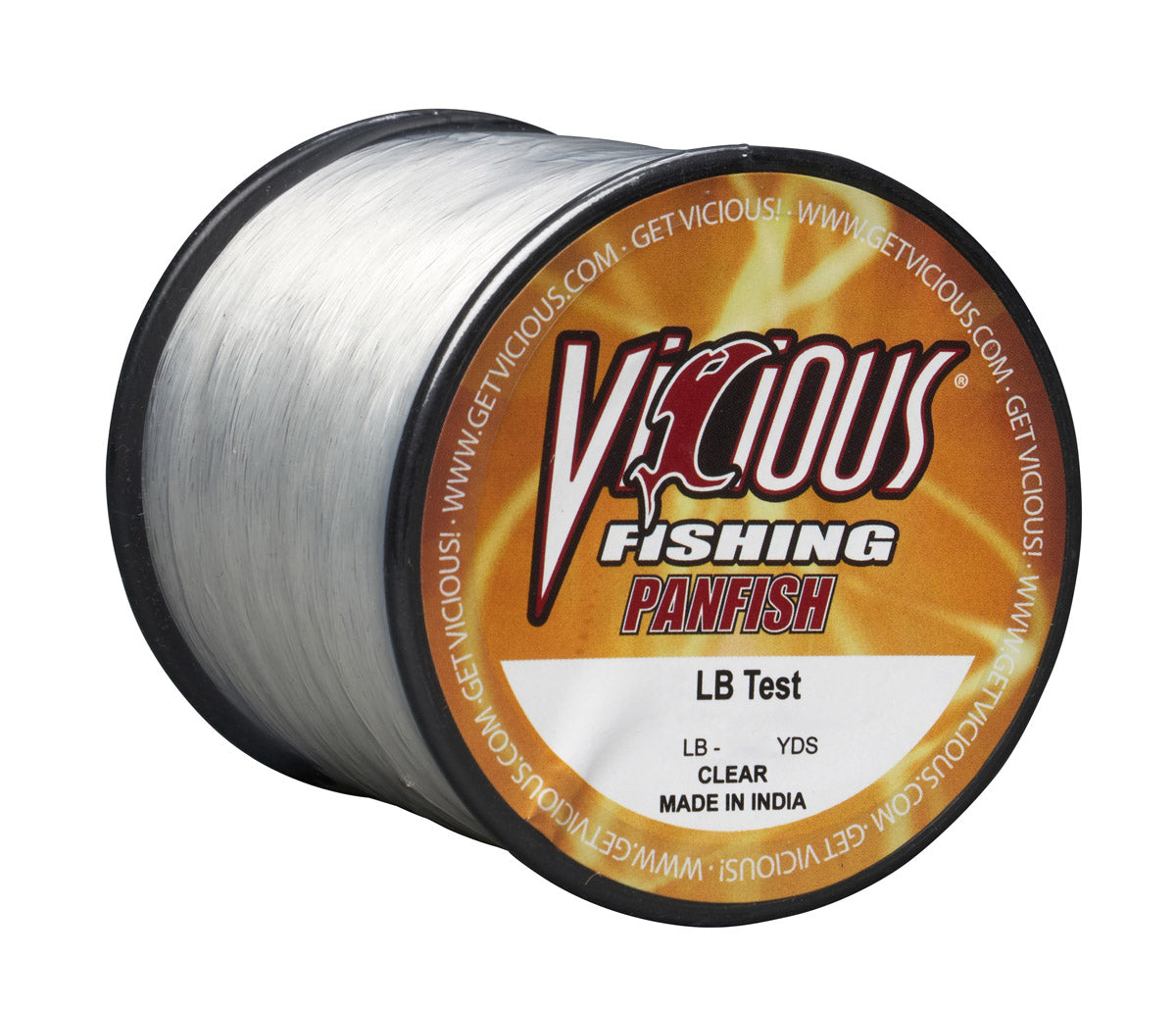 Vicious Panfish Clear Mono - 4 Lb Test