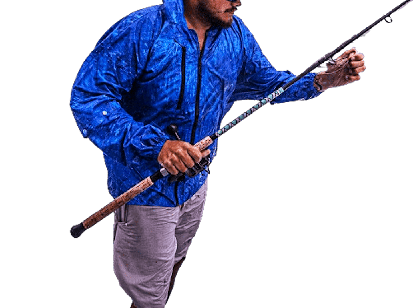 Brella Realtree Marine Blue Unisex Rain Jacket by BRELLA