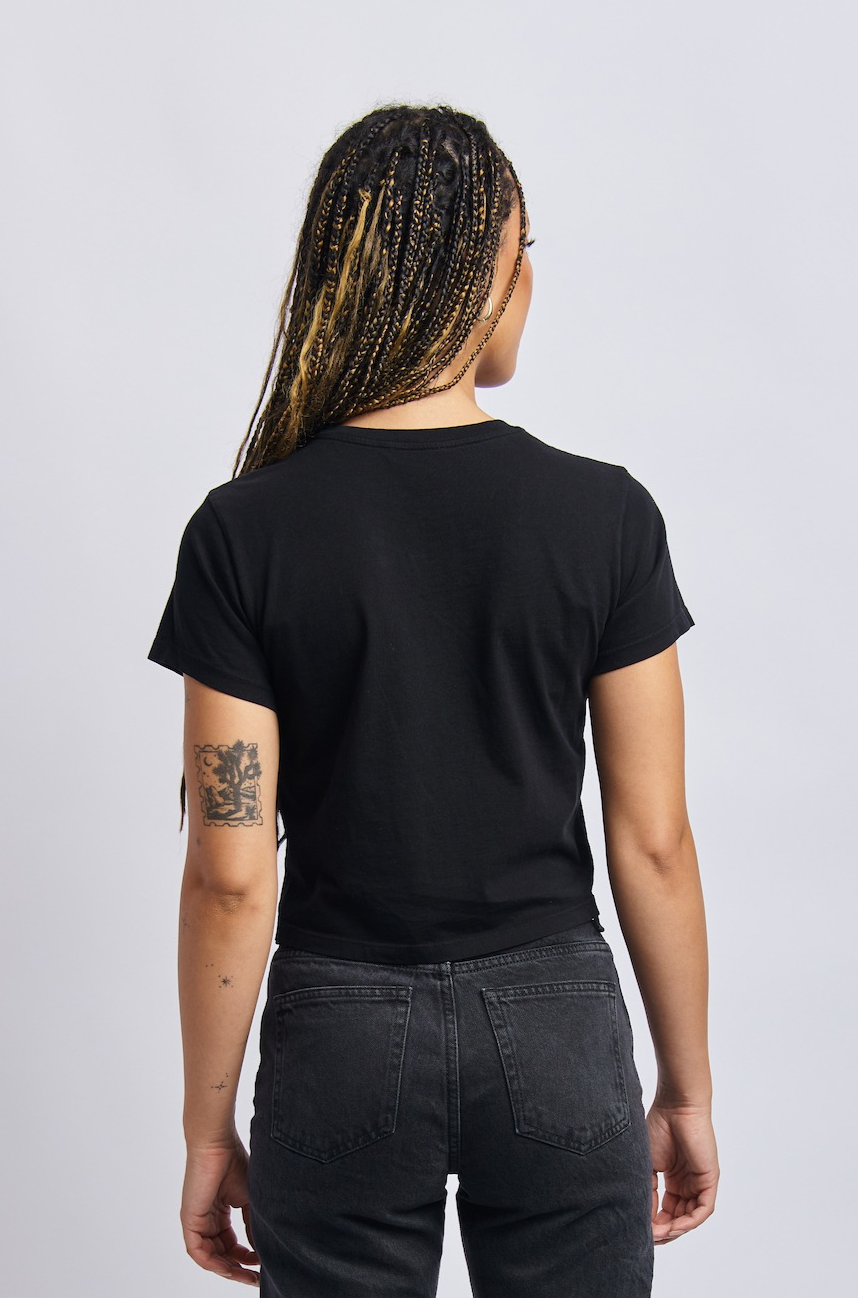 Terra Sol Luna Midweight Crew Tee, Super Black by URTHWEAR
