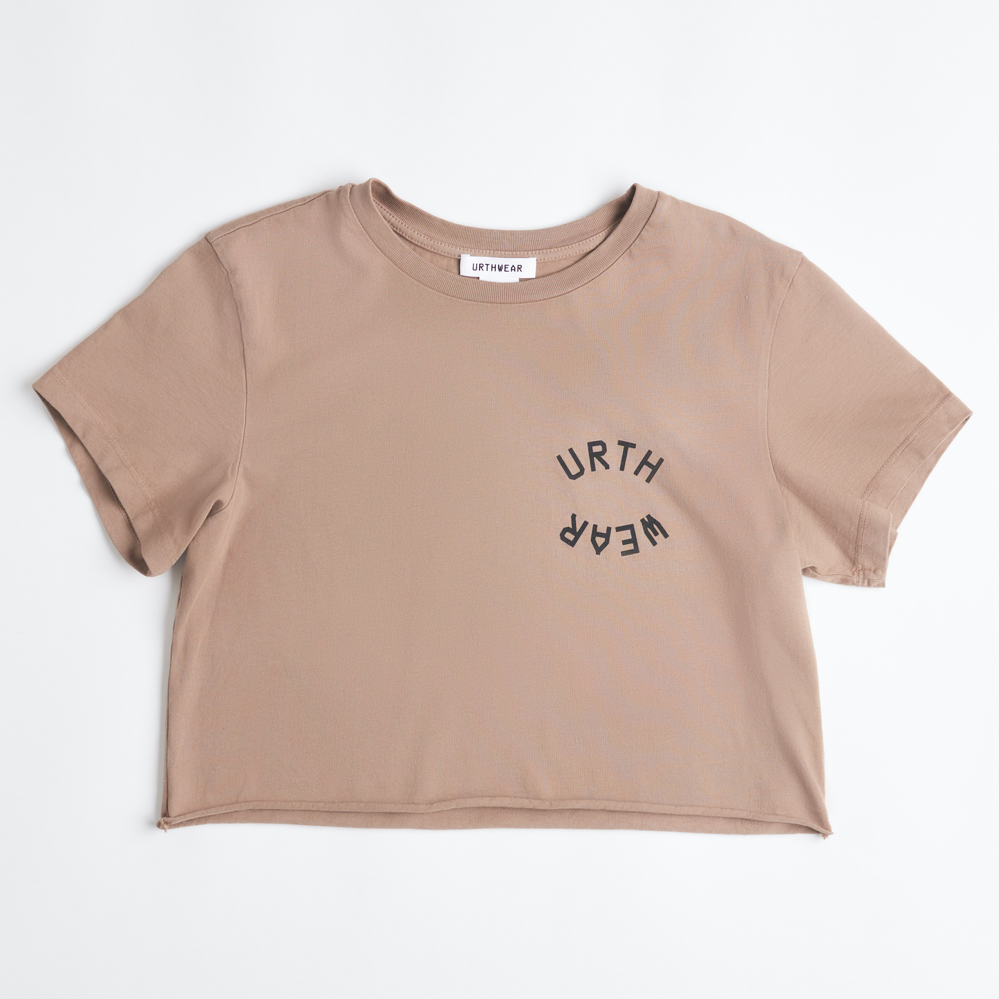 Mortal Planet Midweight Cropped Tee, Desert Clay by URTHWEAR