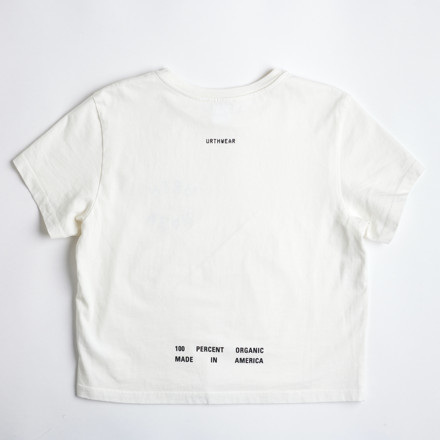 Split Logo Midweight Crew Tee, Lunar White by URTHWEAR