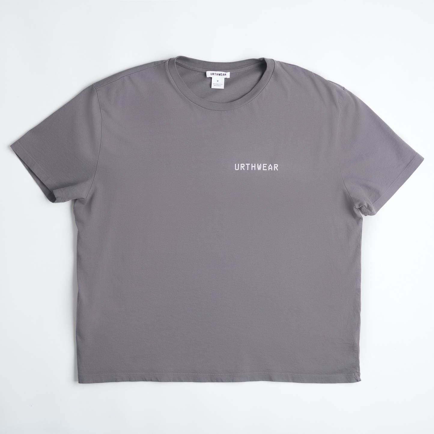 Mortal Planet Midweight Relaxed Tee, Gravel Grey by URTHWEAR
