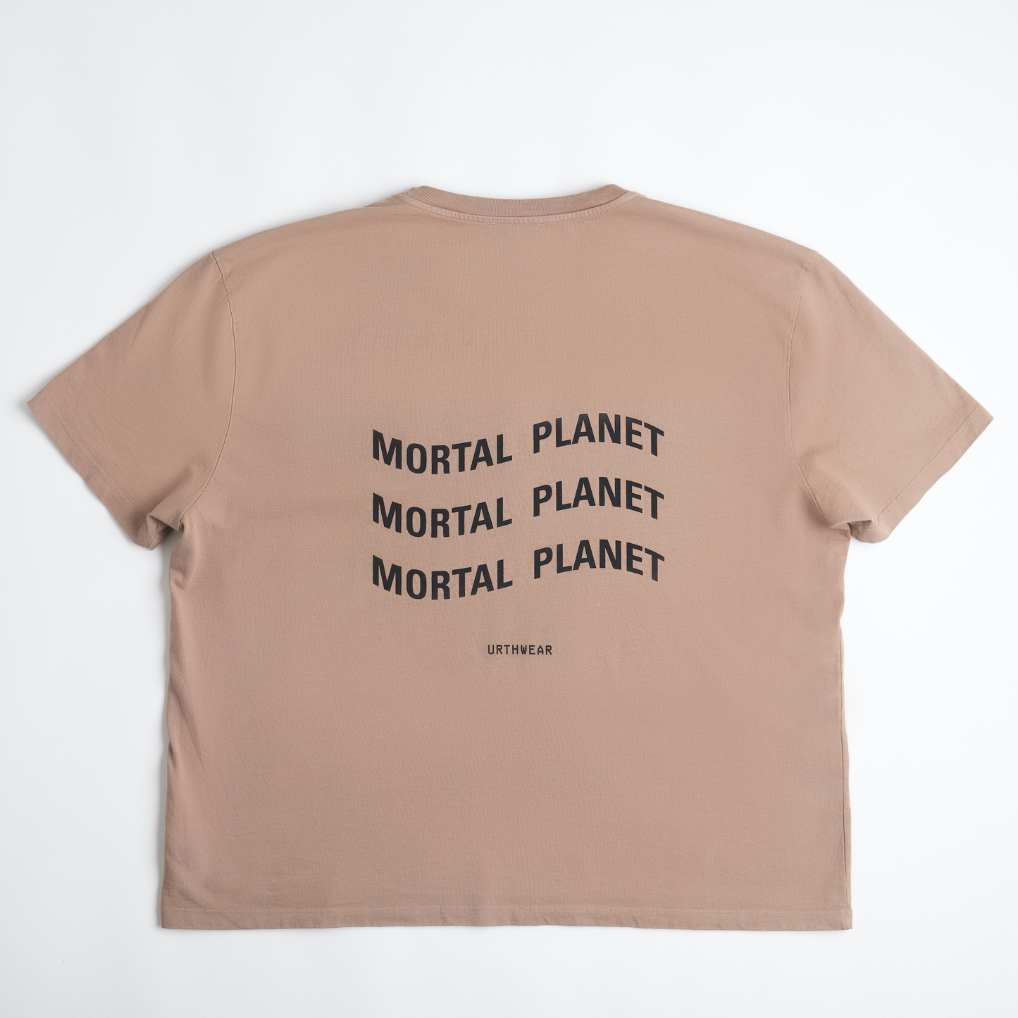 Mortal Planet Midweight Relaxed Tee, Desert Clay by URTHWEAR