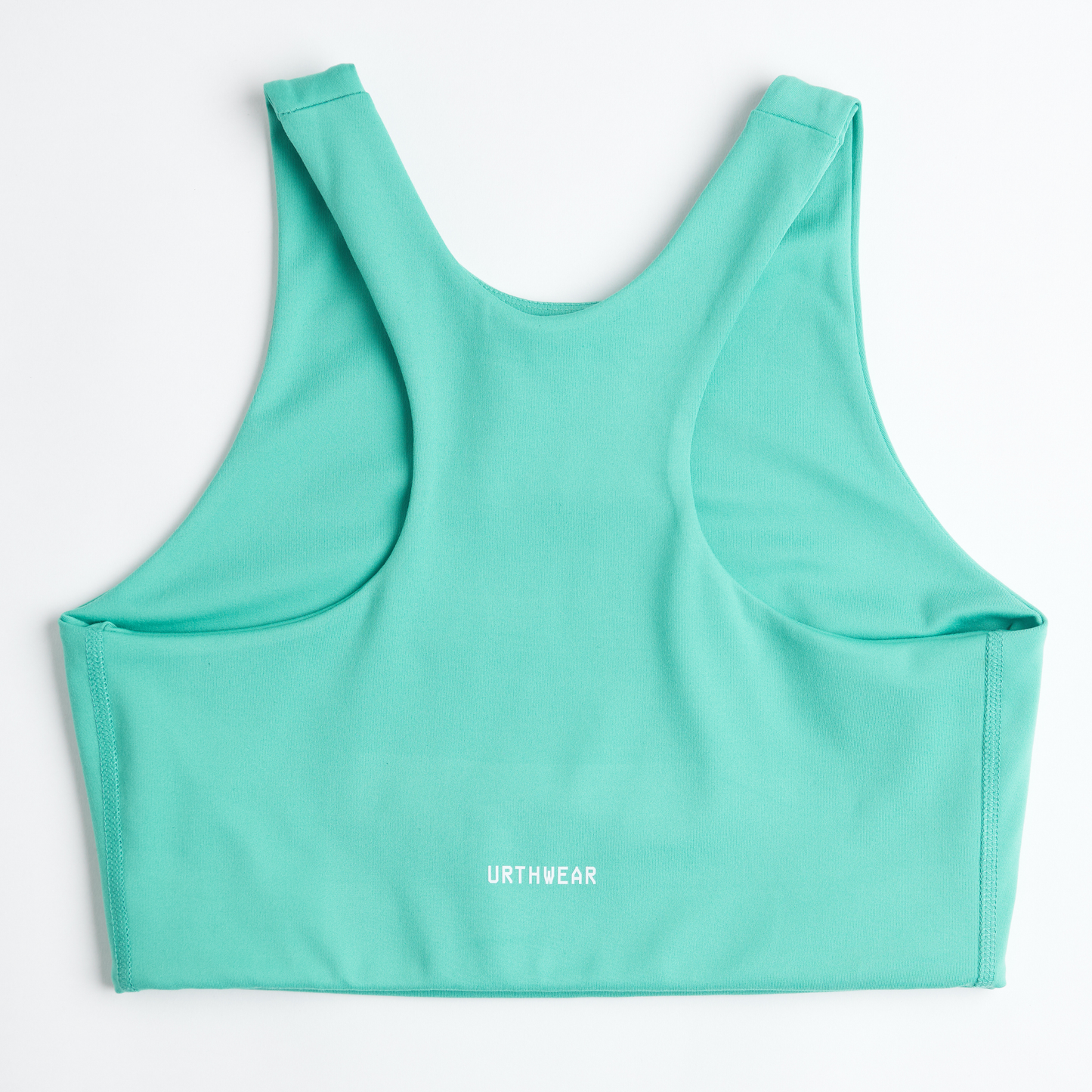 Ecomoss High Neck Racerback Bra, Digital Green by URTHWEAR