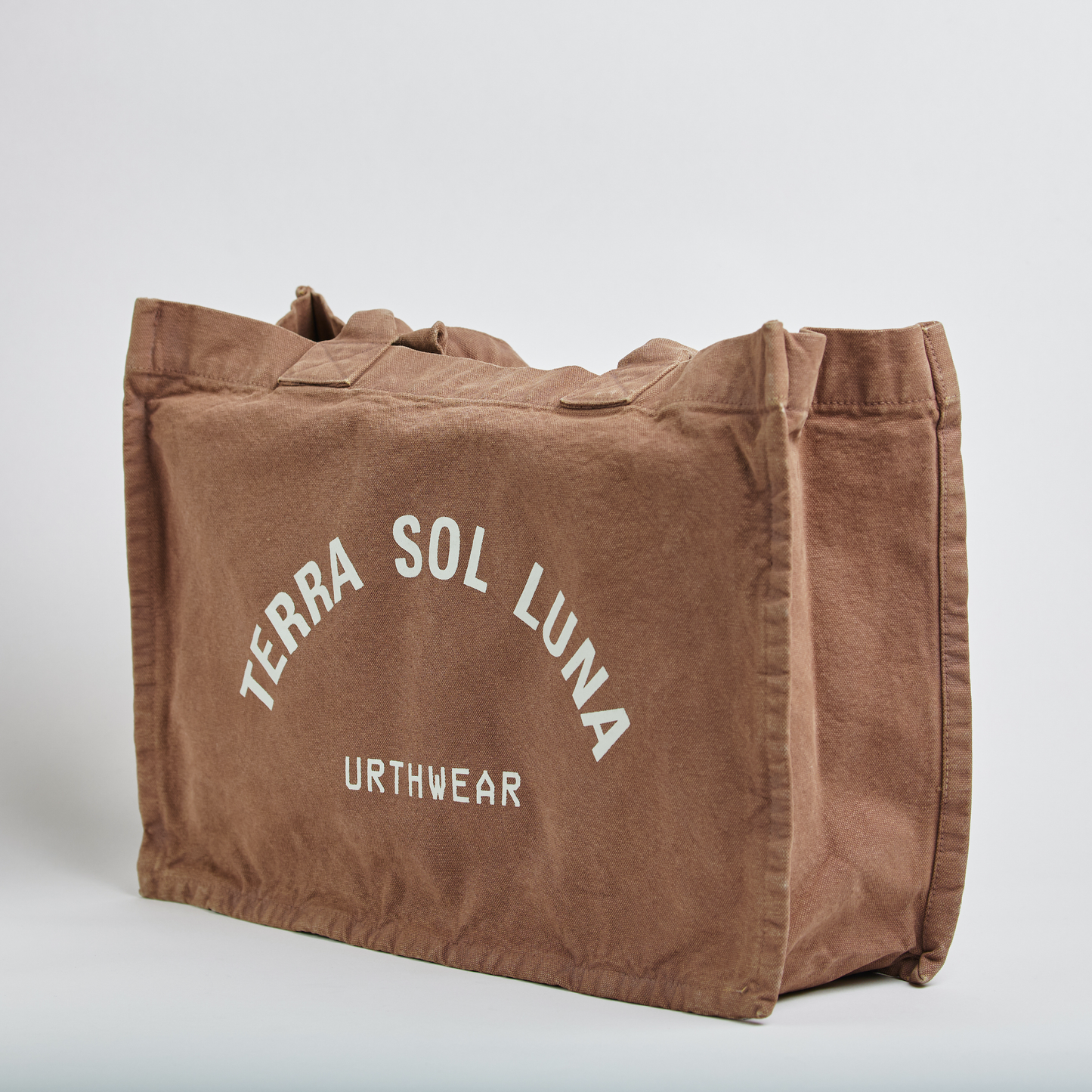 Terra Sol Luna Heavyweight Tote Bag, Vintage Brown by URTHWEAR