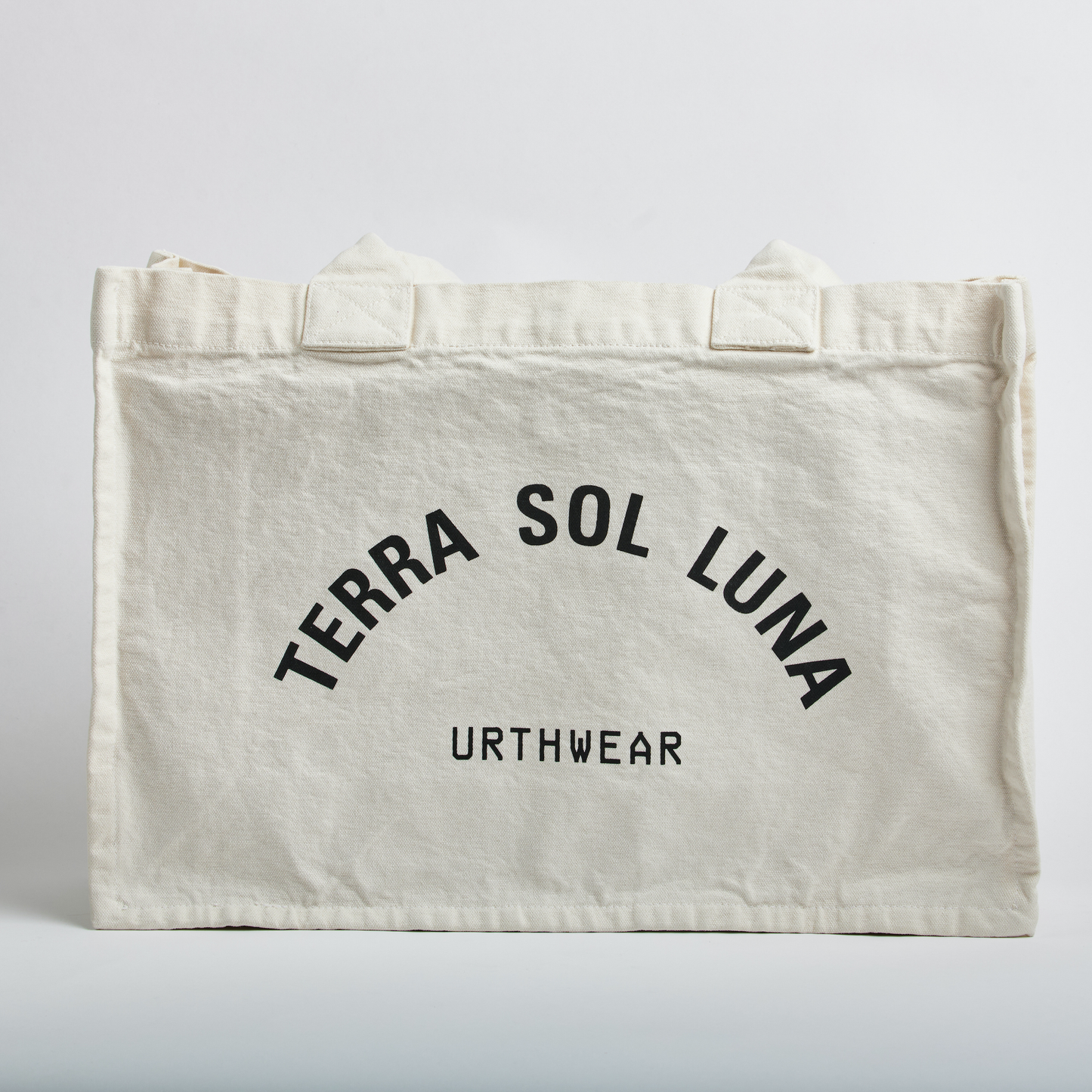 Terra Sol Luna Heavyweight Tote Bag, Oat White by URTHWEAR