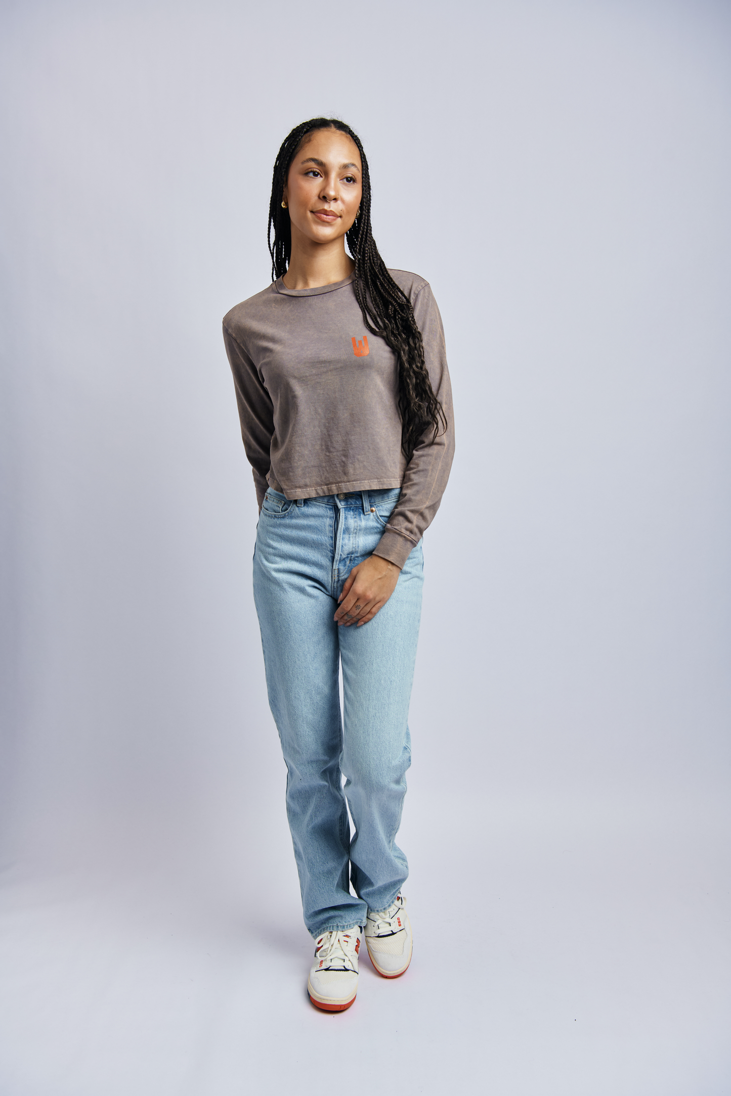 Radiate Love Midweight Standard Long Sleeve, Camo Grey by URTHWEAR