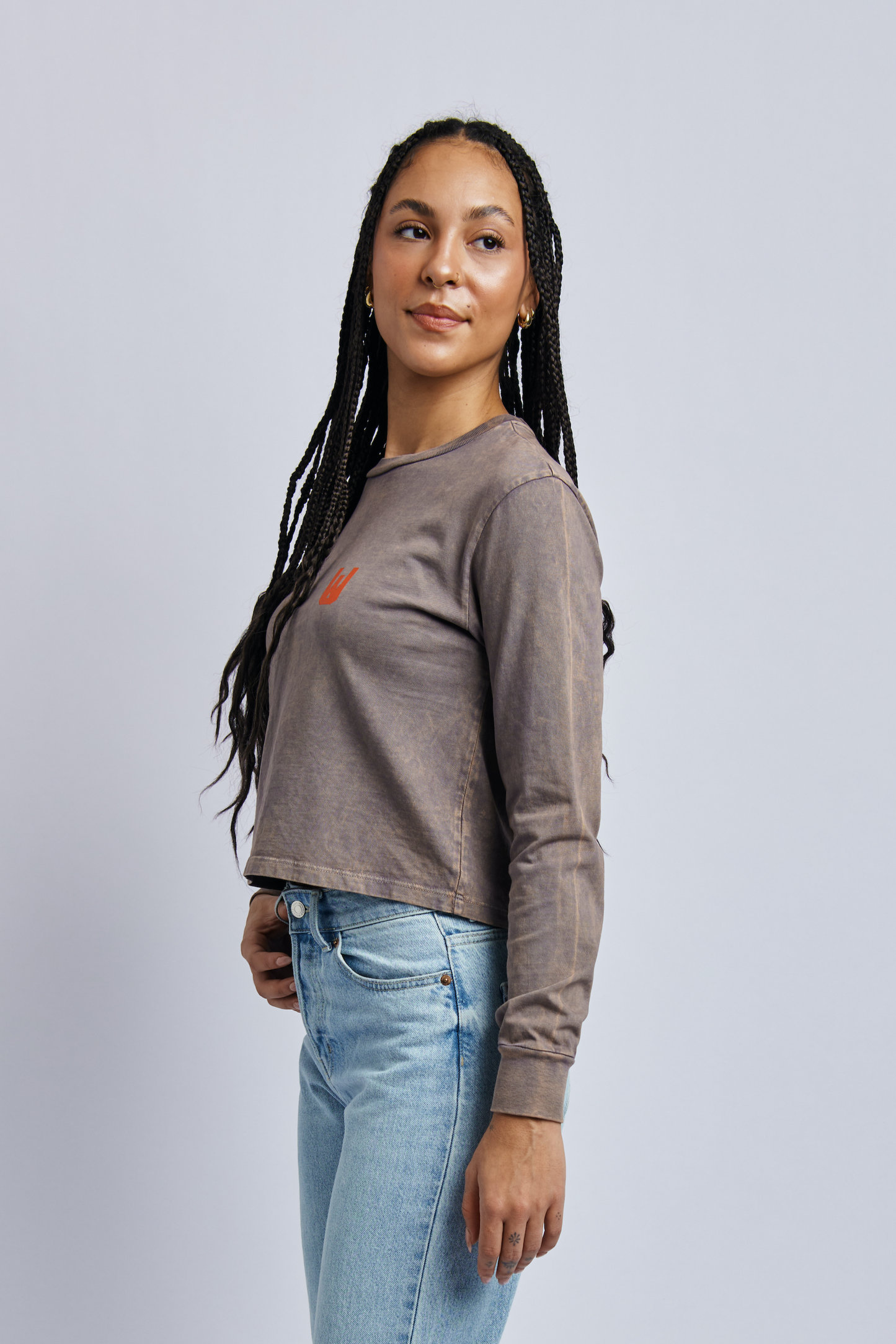 Radiate Love Midweight Standard Long Sleeve, Camo Grey by URTHWEAR