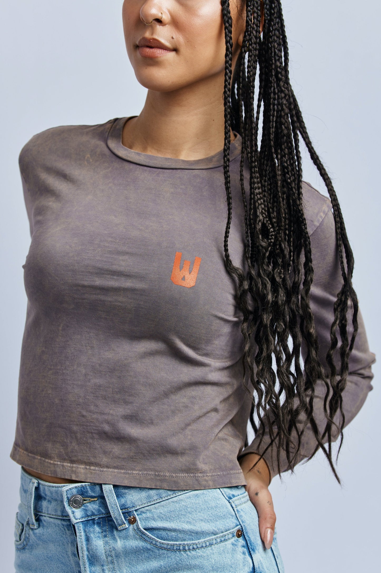 Radiate Love Midweight Standard Long Sleeve, Camo Grey by URTHWEAR