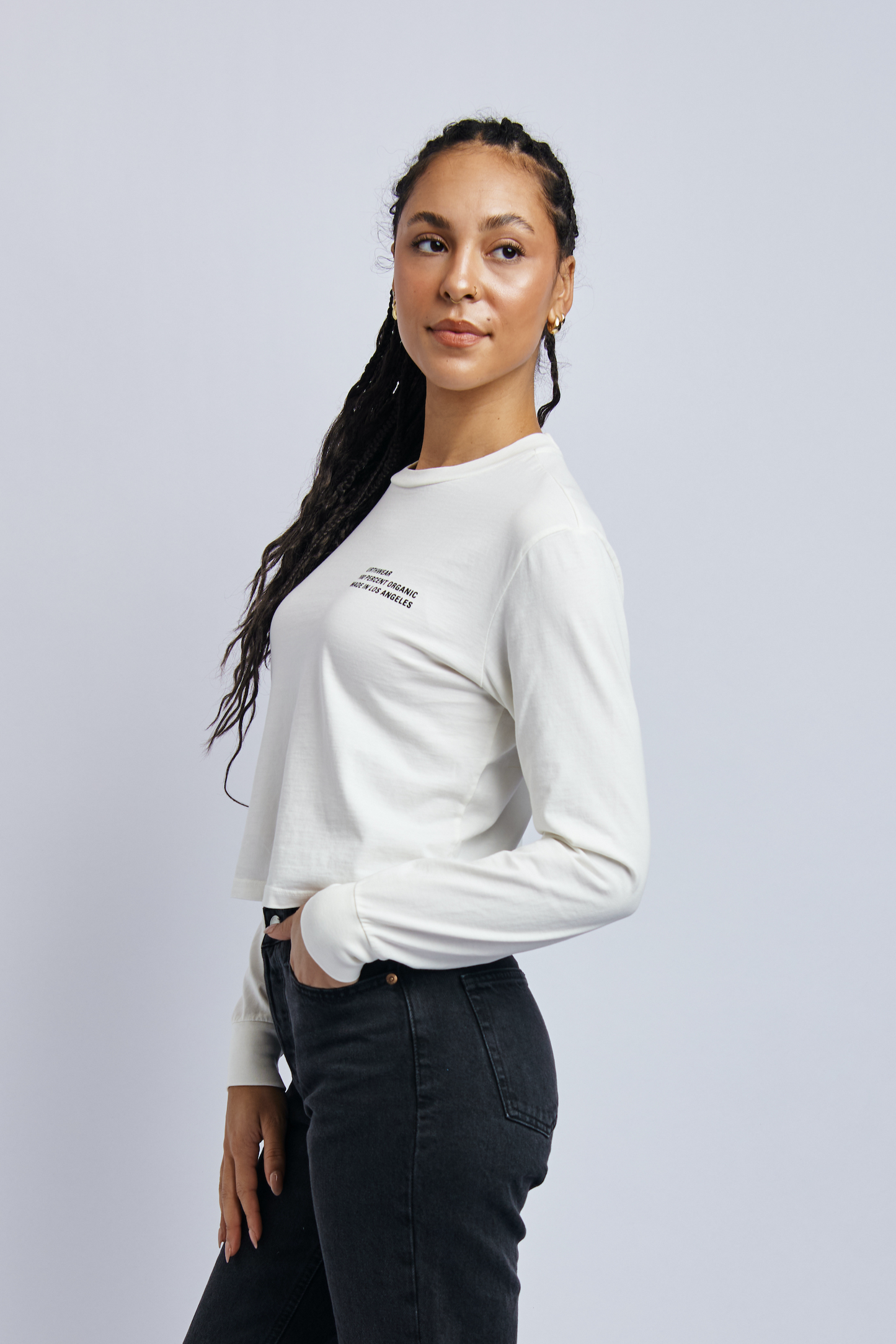 Origins Midweight Standard Long Sleeve, Lunar White by URTHWEAR