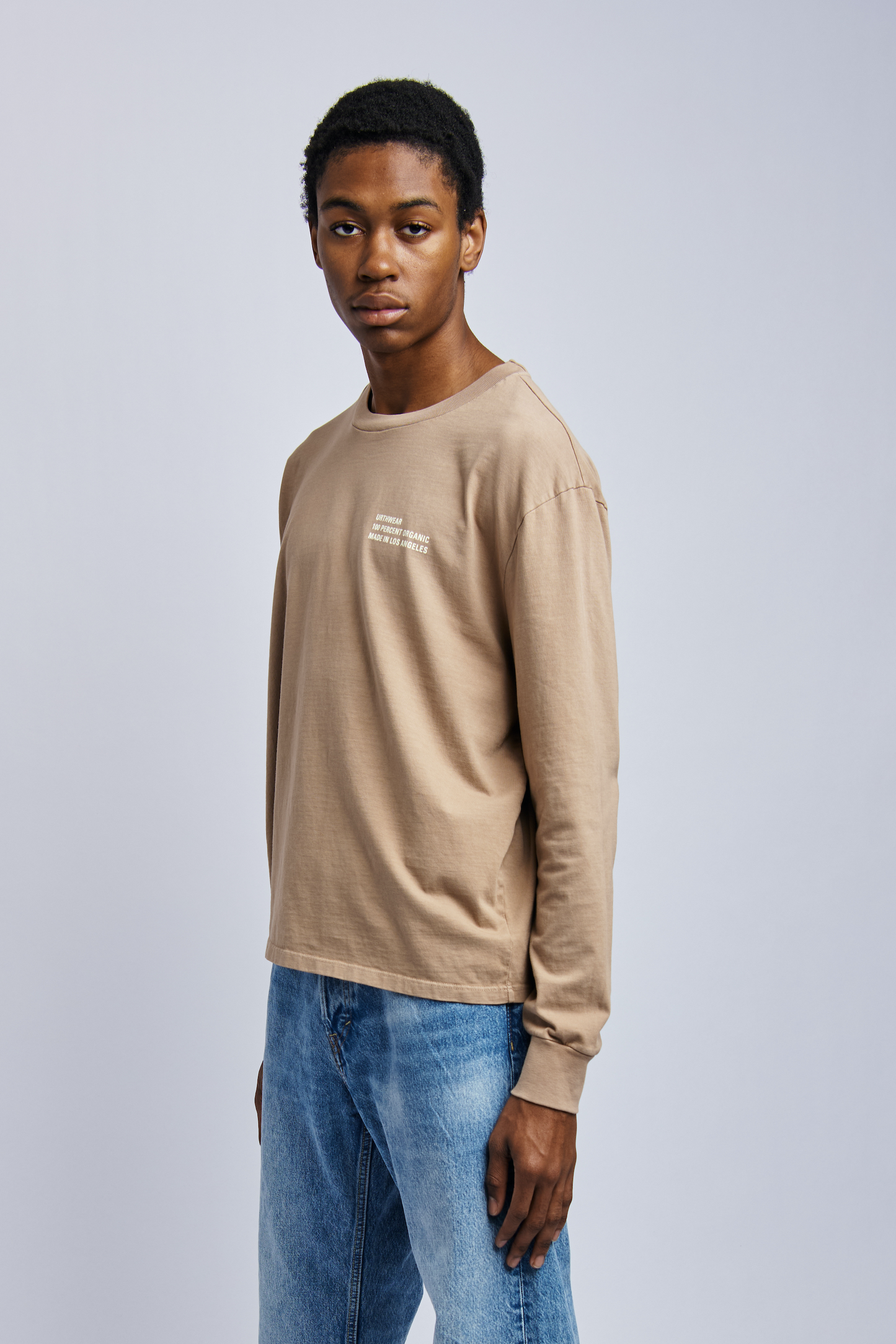 Origins Midweight Relaxed Long Sleeve, Desert Clay by URTHWEAR