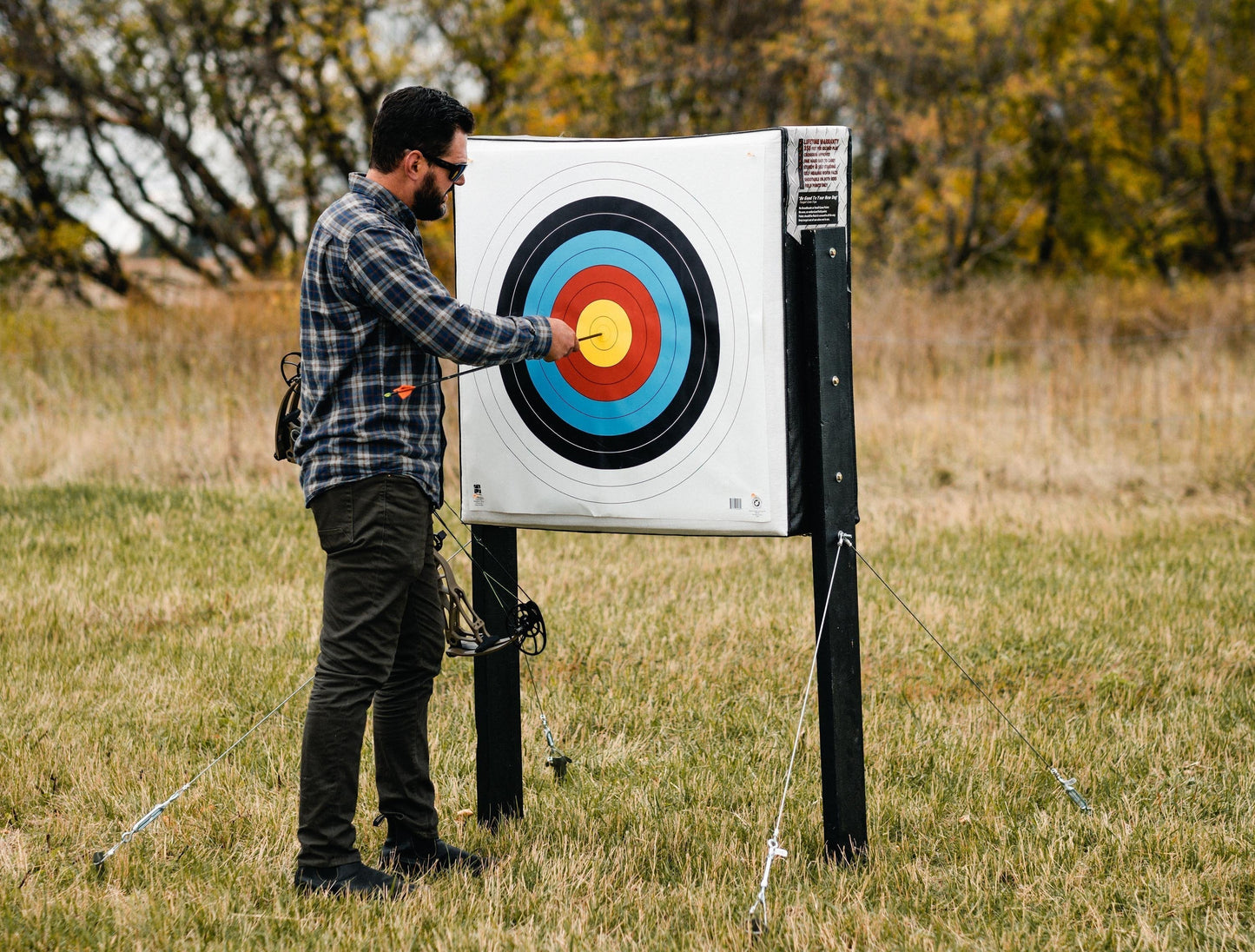 Bulldog Targets Archery Target NEW PLUS Series Bulldog RangeDog PLUS Archery Target With Outdoor Stand