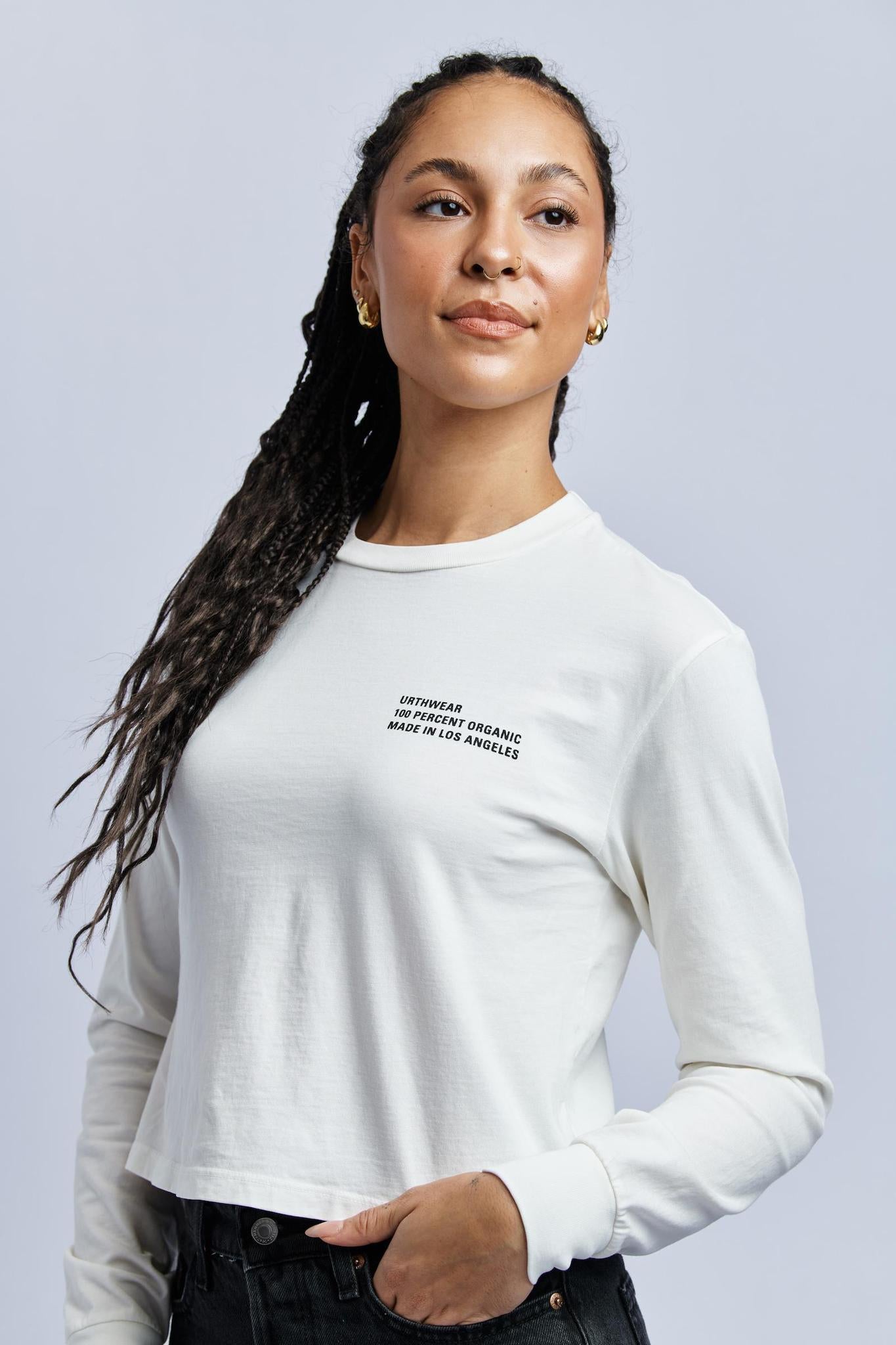 Origins Midweight Standard Long Sleeve, Lunar White by URTHWEAR