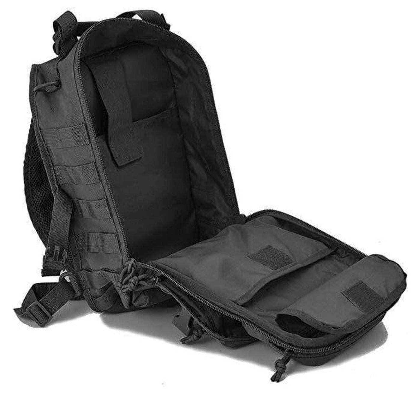 FR Fashion Co. 14" Men's MOLLE Tactical Armor Crossbody Sling Bag - FR Fashion Co.