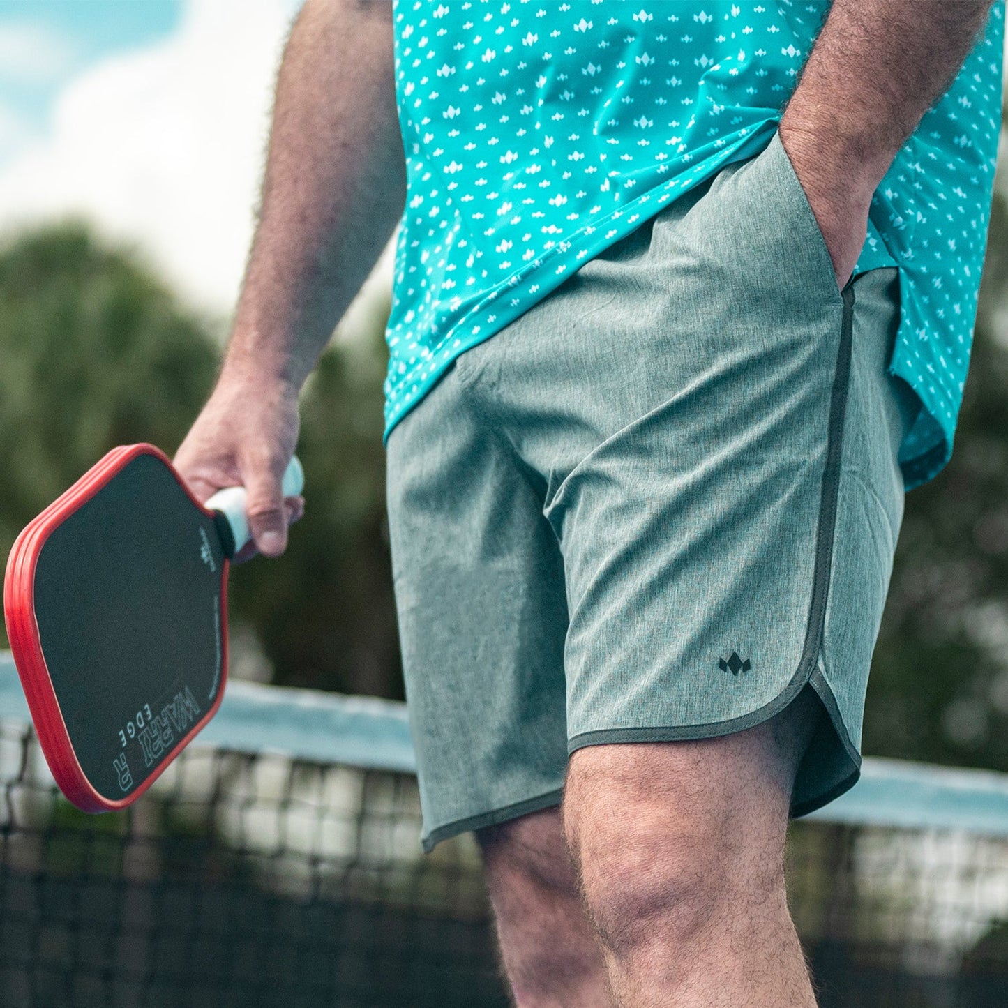 SCALES Men's Solid Volley Shorts by Diadem Sports