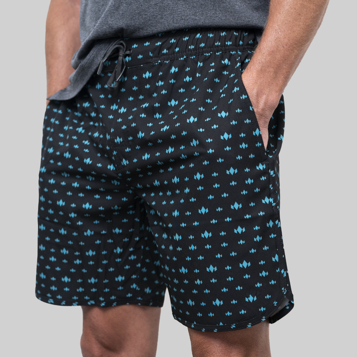 SCALES Men's Print Volley Shorts by Diadem Sports