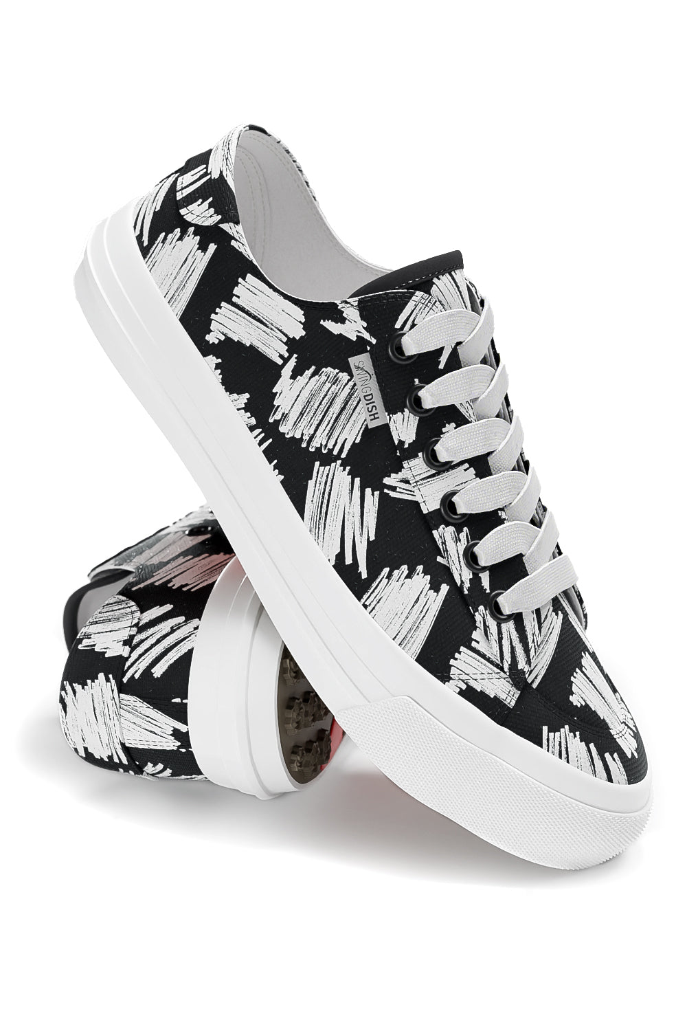 Spikeless Scribble Canvas Traveler Shoe by SwingDish