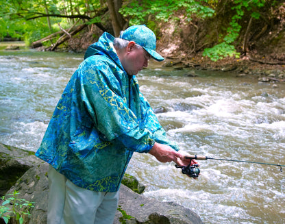 Brella 2015 Blue Yellow Unisex Rain Jacket - The Brella Nation