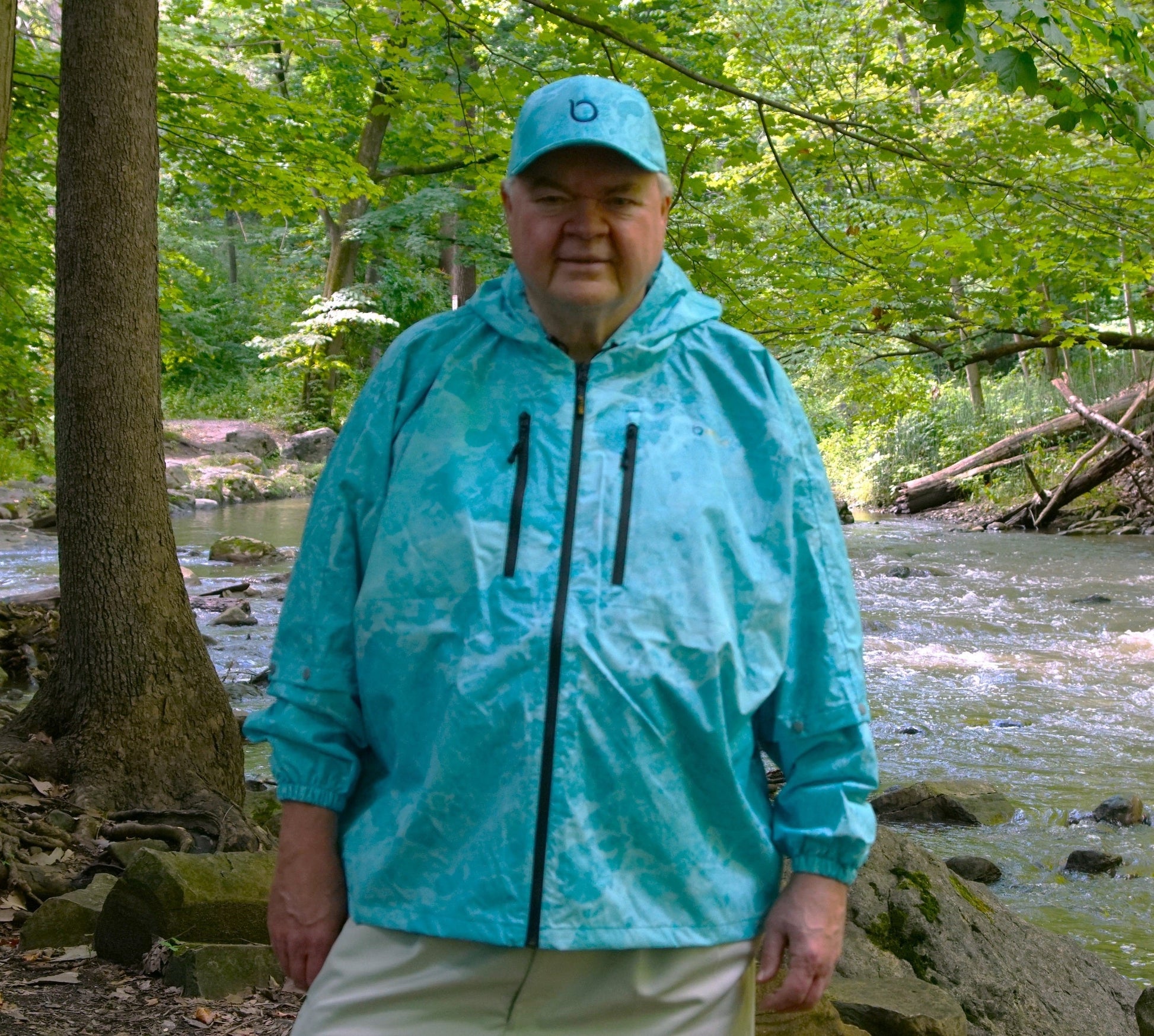Brella 2015 Light Blue Rain Jacket - The Brella Nation