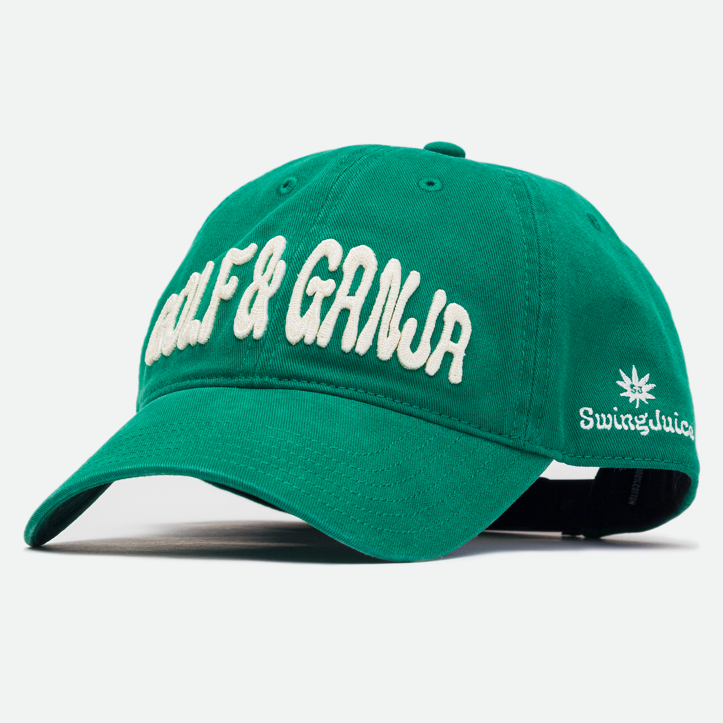 Golf & Ganja Unisex Dad Hat Green