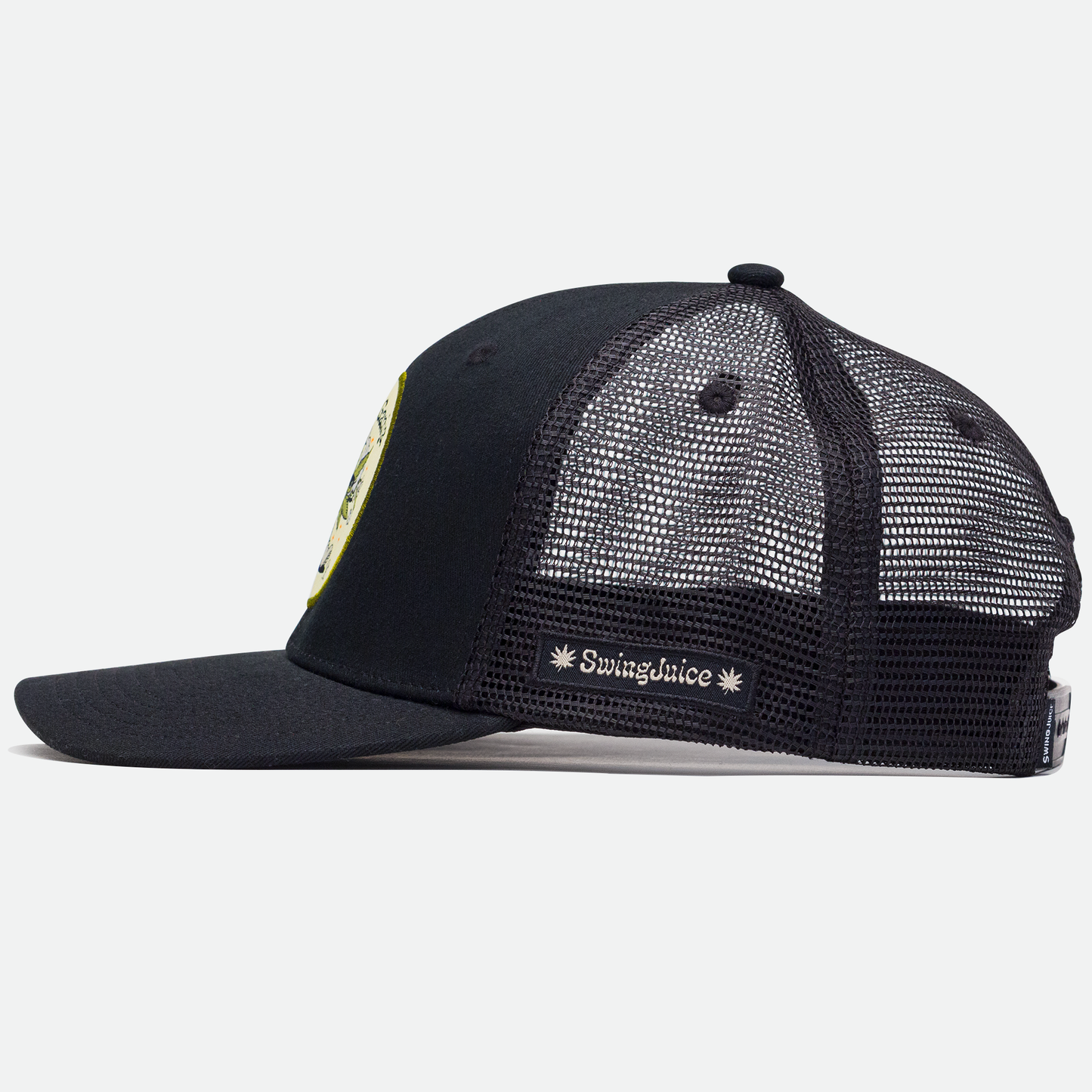 Golf & Ganja Unisex Trucker Hat Multi Black