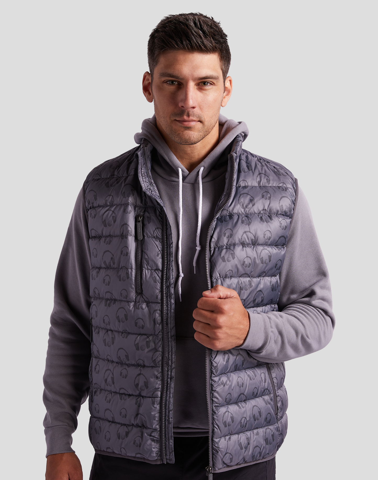 Golf & Hip Hop Men's Packable Puffer Vest