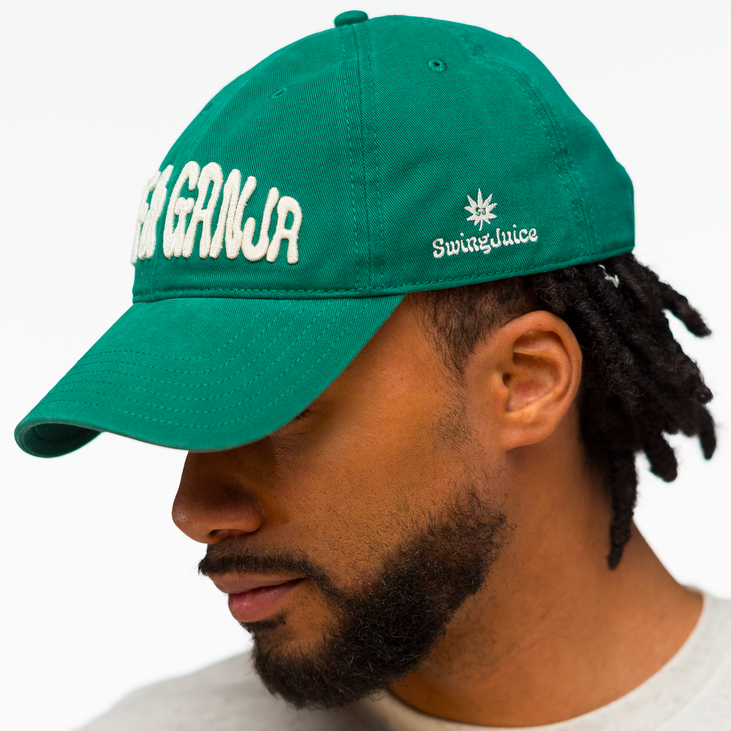 Golf & Ganja Unisex Dad Hat Green