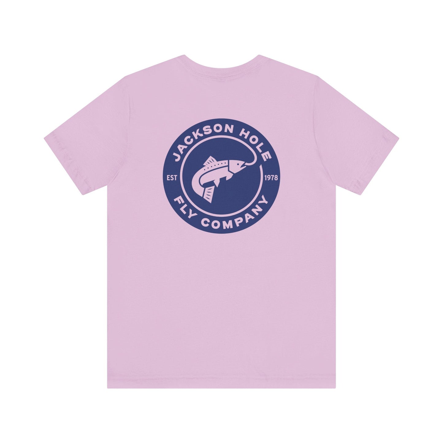 JHFLYCO Circle Badge Tee - Peacock Blue Logo