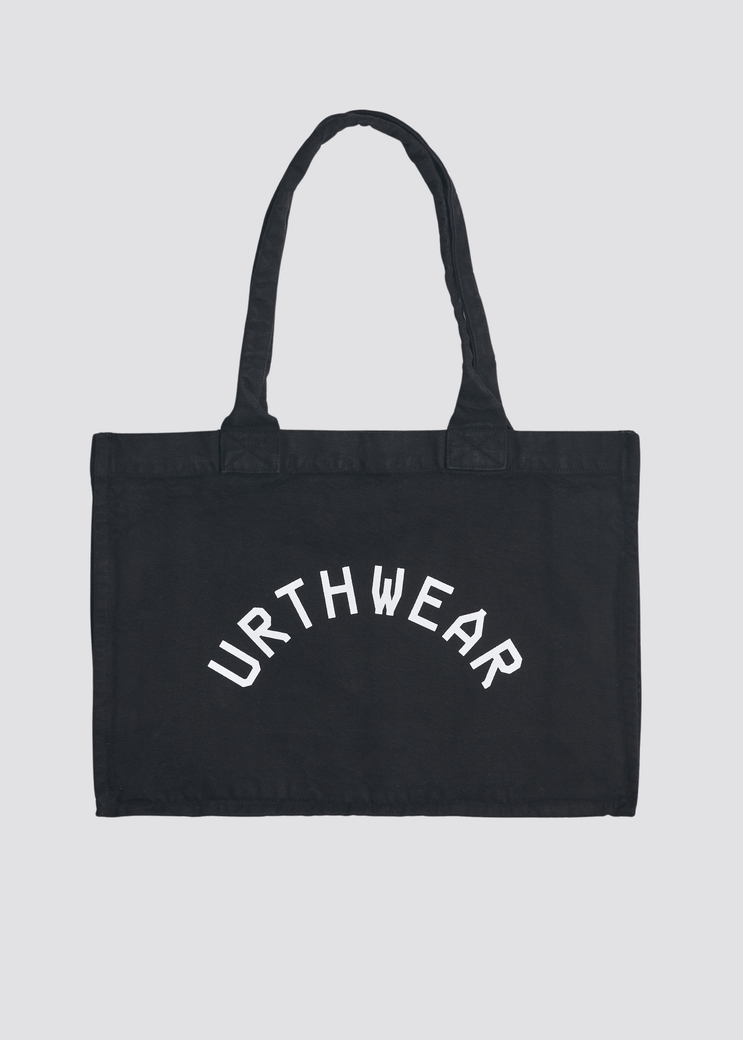 Arch Logo Heavyweight Tote Bag, Phantom Black by URTHWEAR