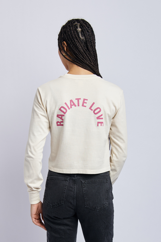 Radiate Love Midweight Standard Long Sleeve, Cosmic Sand by URTHWEAR
