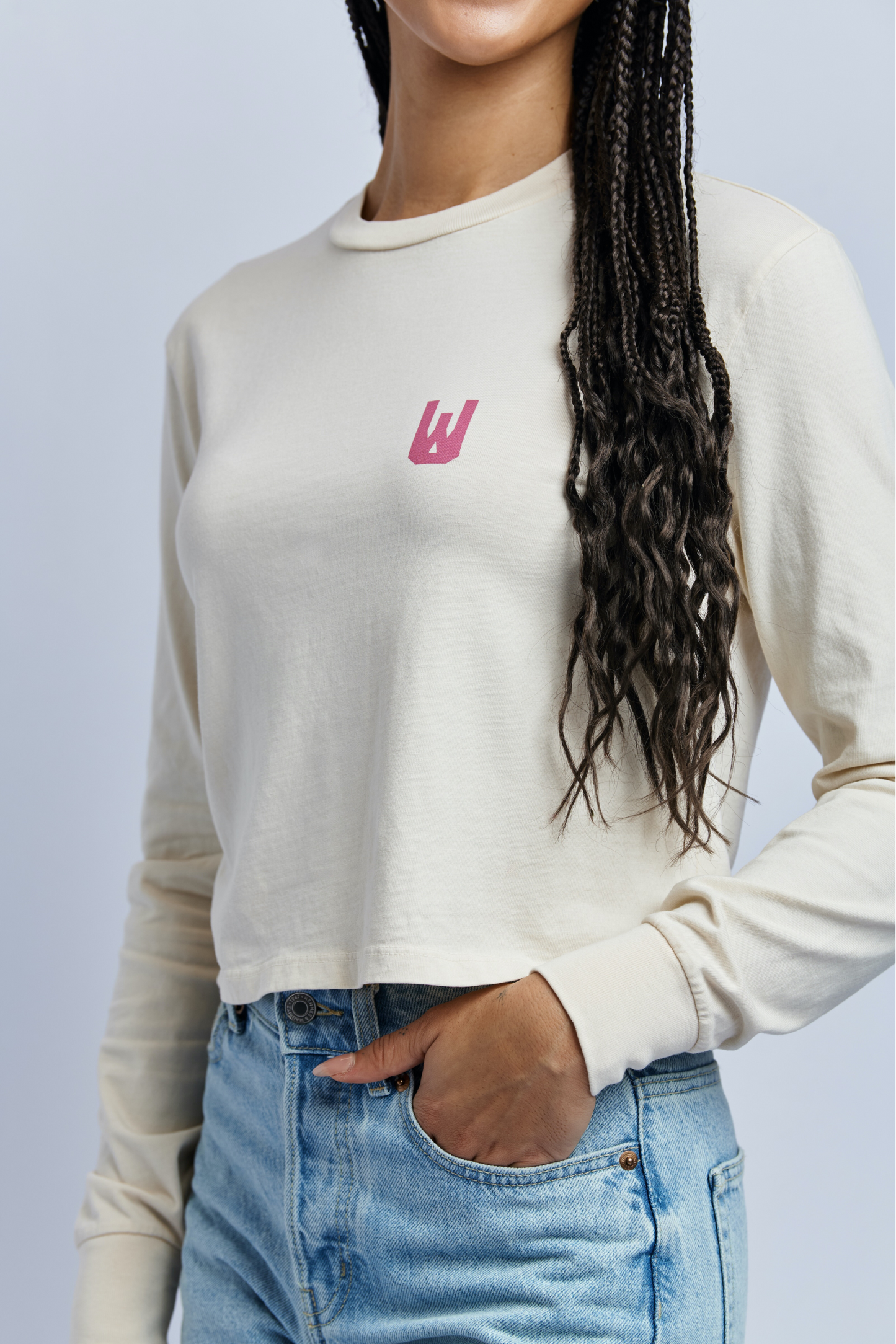 Down To Urth Midweight Standard Long Sleeve, Cosmic Sand by URTHWEAR