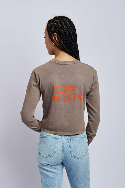 Down To Urth Midweight Standard Long Sleeve, Camo Grey by URTHWEAR