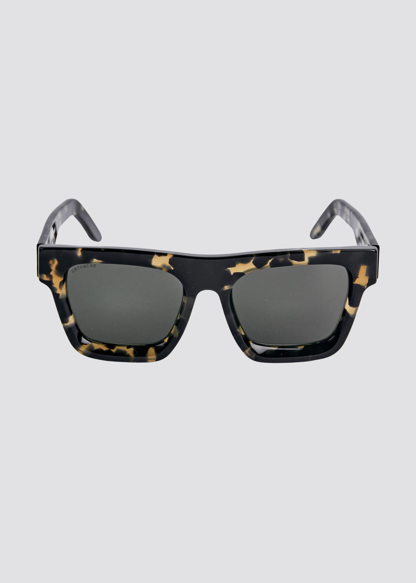 Bioplastic Squared Sunglasses, Black/Grey Camo by URTHWEAR