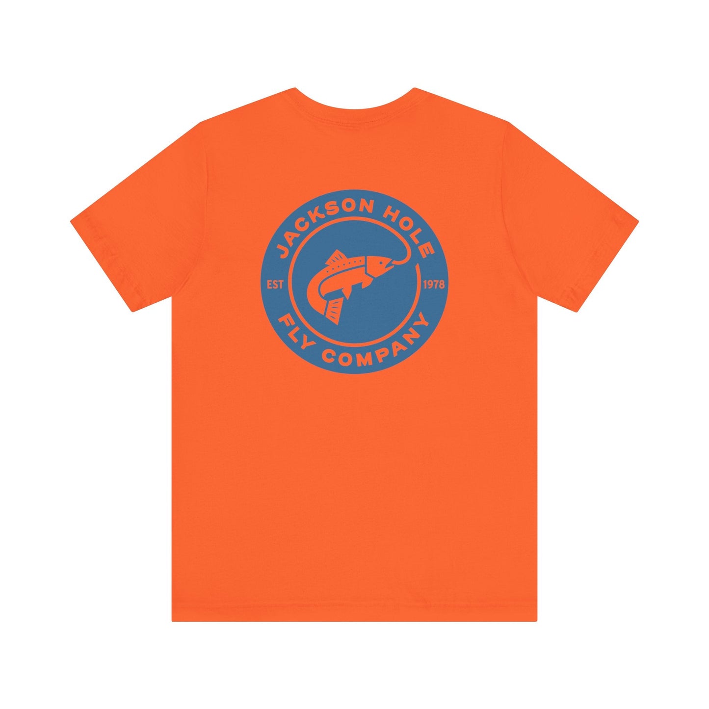 JHFLYCO Circle Badge Tee - Hackle Blue Logo
