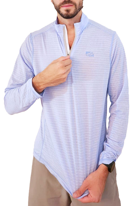 Bermies Blue Quarter Zip