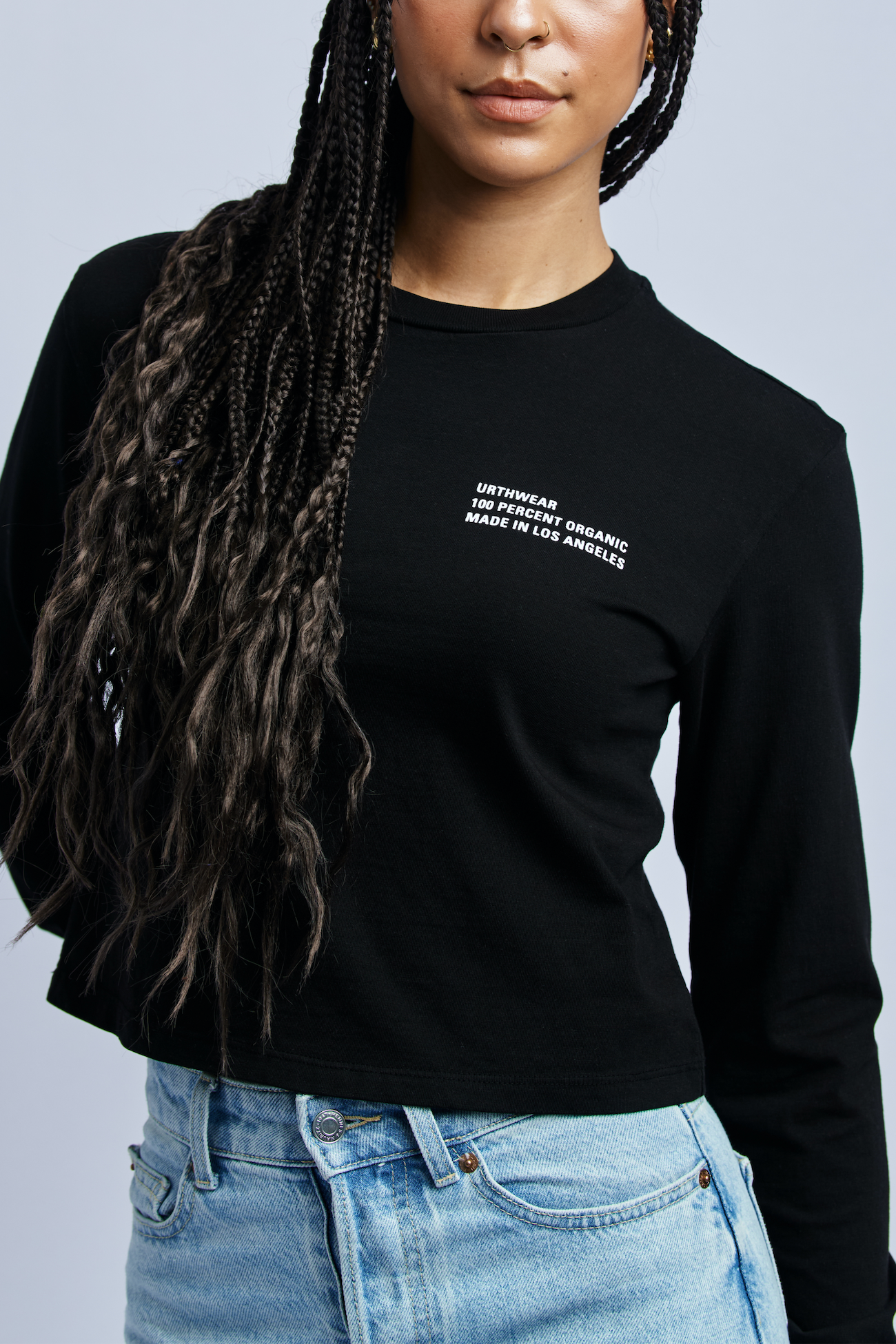 Origins Midweight Standard Long Sleeve, Super Black by URTHWEAR