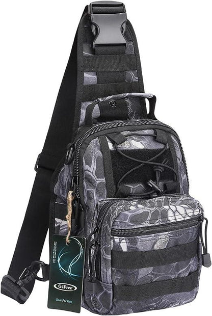 FR Fashion Co. 4‑Way Carrying Design Sling Bag by FR Fashion Co.