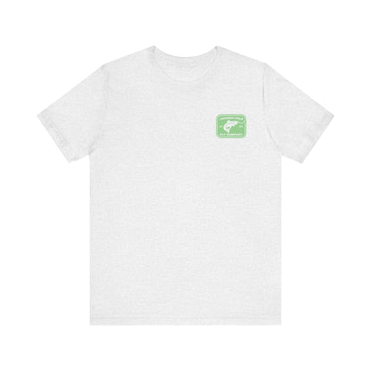 JHFLYCO Rectangle Badge Tee - Bright Midge Logo