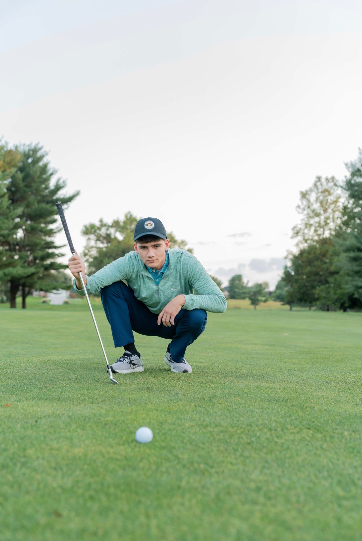 Evergreen Mint Lightweight Quarter-Zip