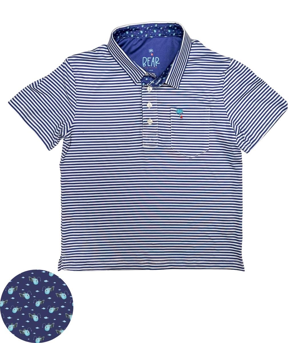 The Angler Fish - Youth Performance Polo