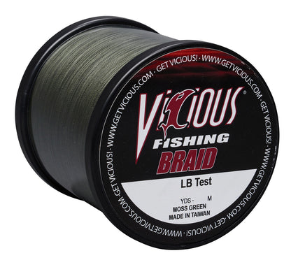 Vicious Standard Green Braid - 100 Lb Test