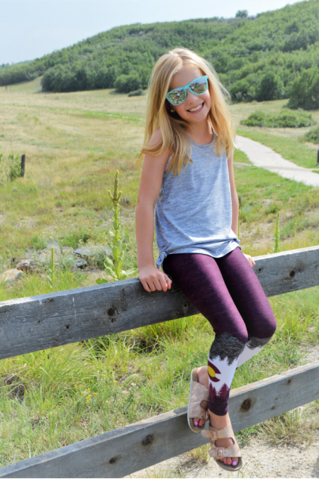 Burgundy Native Kids Pants by Colorado Threads Clothing