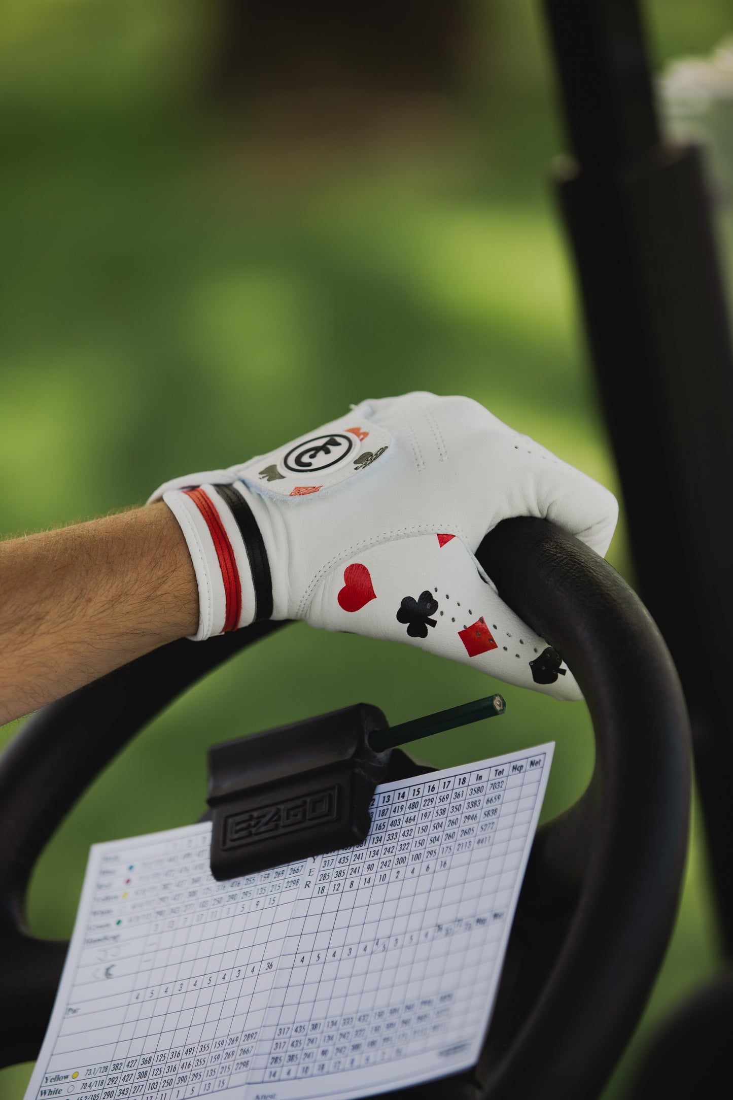 "Texas Hole'em" Golf Glove